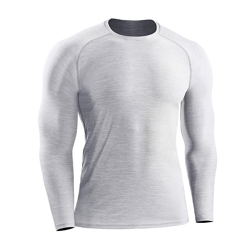 Men's Quick-drying Sports Long-sleeved Top Running Fitness Slim Training Stretch Breathable T-shirt