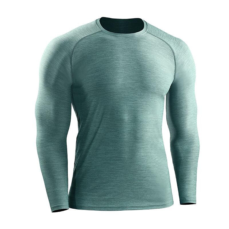 Men's Quick-drying Sports Long-sleeved Top Running Fitness Slim Training Stretch Breathable T-shirt