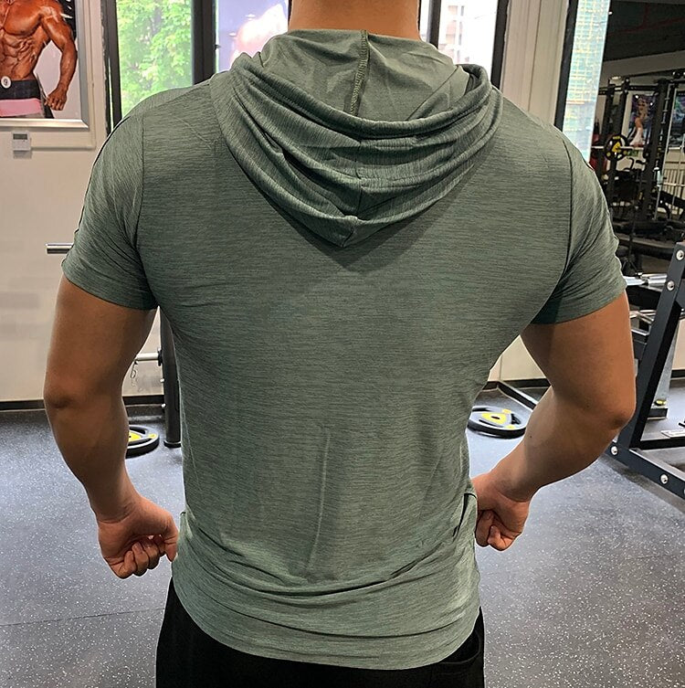 Men's Shirt Short Sleeve T-shirt Athletic Casual Breathable Soft Quick Dry Fitness Gym Workout Running Sportswear