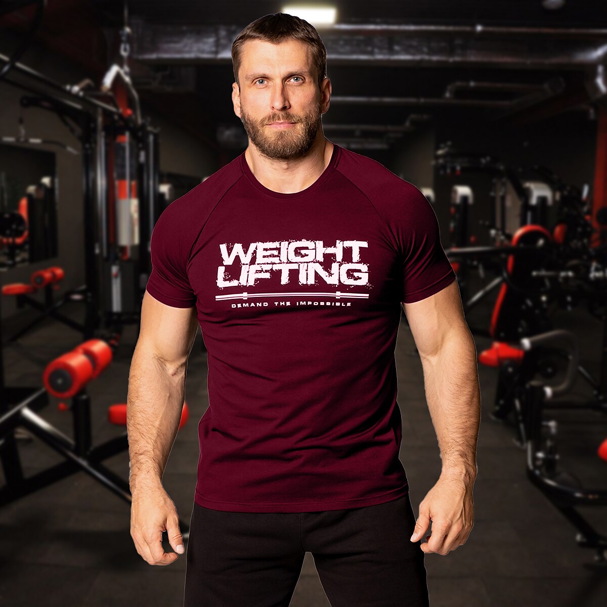 Men's Running Gym Short Sleeve T-shirt Athletic Breathable Wicking Soft Fitness Running Sportswear