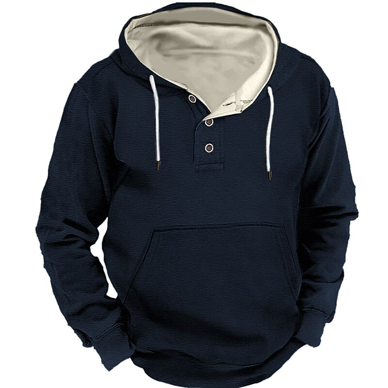Men's Hoodie Black Red Blue Light Grey Gray Hooded Plain Sports & Outdoor Daily Holiday Streetwear Cool Casual Fall Winter Clothing Apparel Hoodies Sweatshirts Long Sleeve