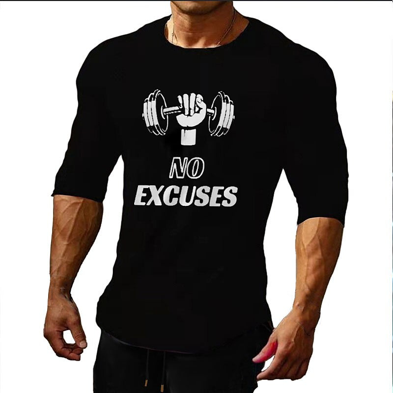 Men's Long Sleeve Top Breathable Quick Dry Soft Sportswear Graphic T-shirt