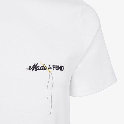 White Letters Print T Shirt