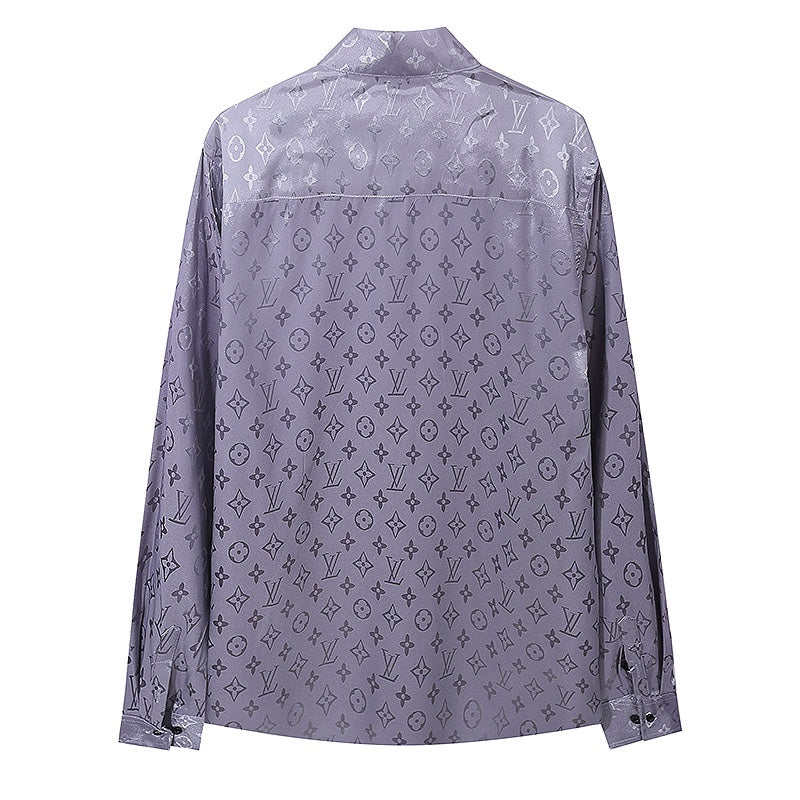 New Silk Long-Sleeved Shirt