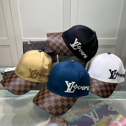 Checkerboard Brim Baseball Cap