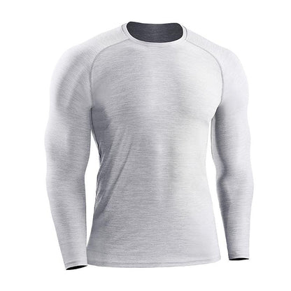 Men's Quick-drying Sports  Long-sleeved Top Running Fitness Slim Training Stretch Breathable T-shirt