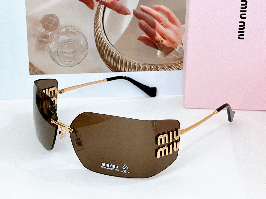 Ultra-Cool Frameless Curved Sunglasses