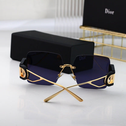 Trendy Frameless Patchwork Sunglasses