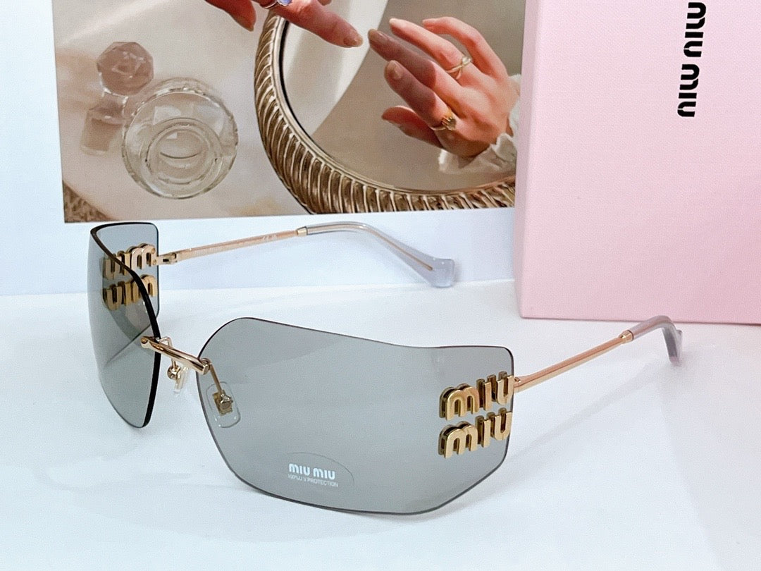 Ultra-Cool Frameless Curved Sunglasses