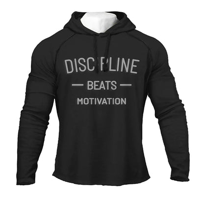 Men's Hooded Letter Print Sports & Outdoor Casual Daily  Sweatshirts  Long Sleeve