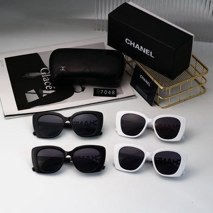 Trendy Hollow-Out Square-Round Sunglasses