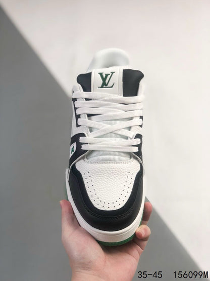 Black And Green Letter Sneaker