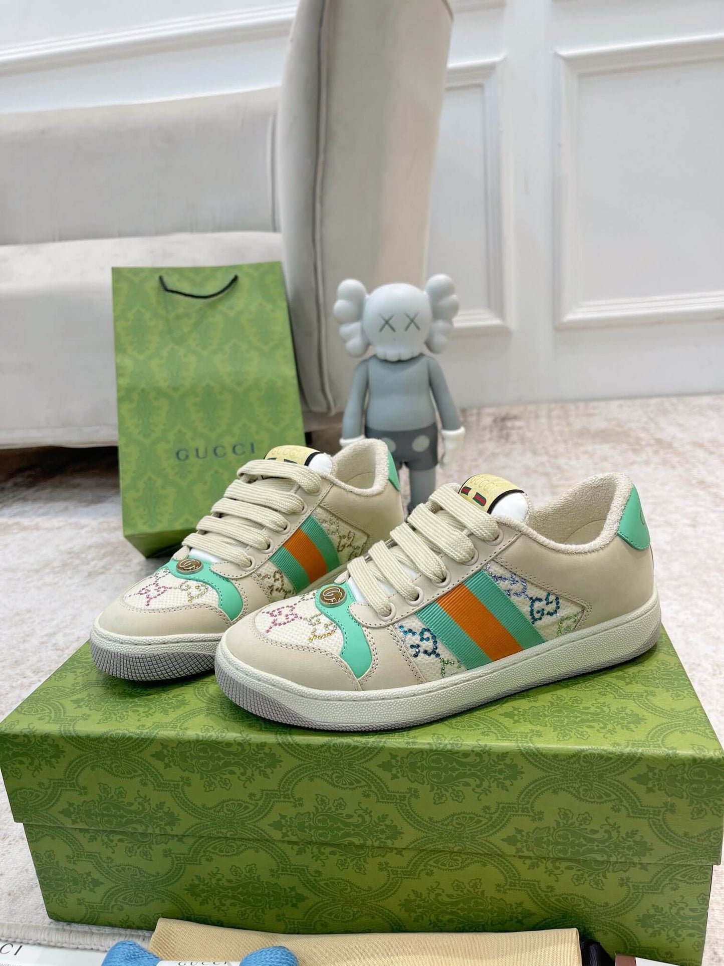 Light Green Retro Sneaker