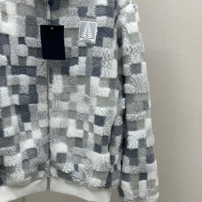 Mosaic Shearling Jacket