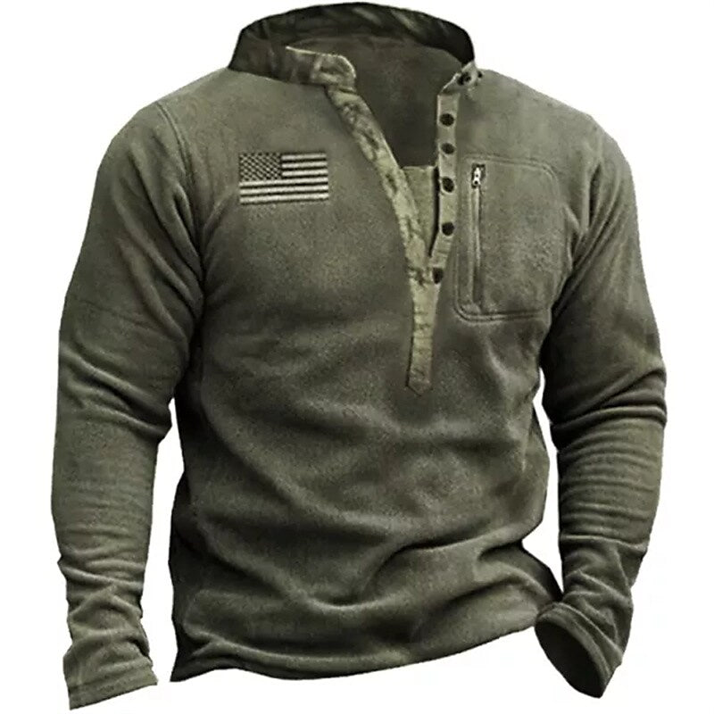 Men's Pullover Button Up Hoodie Streetwear Casual Athletic Hoodies Sweatshirts