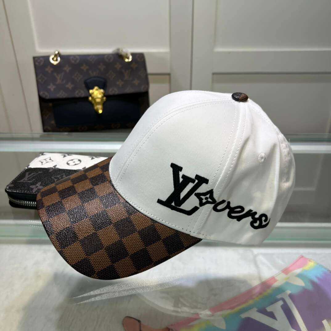 Checkerboard Brim Baseball Cap