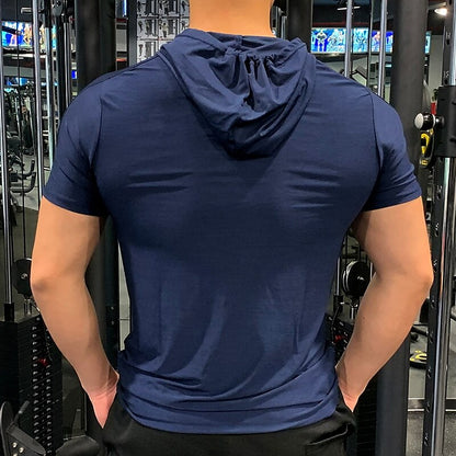 Men's Shirt Short Sleeve T-shirt Athletic Casual Breathable Soft Quick Dry Fitness Gym Workout Running Sportswear