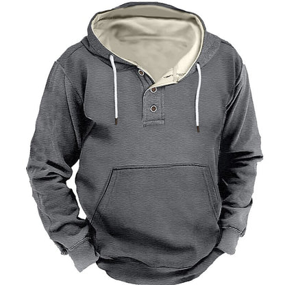 Men's Hoodie Black Red Blue Light Grey Gray Hooded Plain Sports & Outdoor Daily Holiday Streetwear Cool Casual Fall Winter Clothing Apparel Hoodies Sweatshirts  Long Sleeve