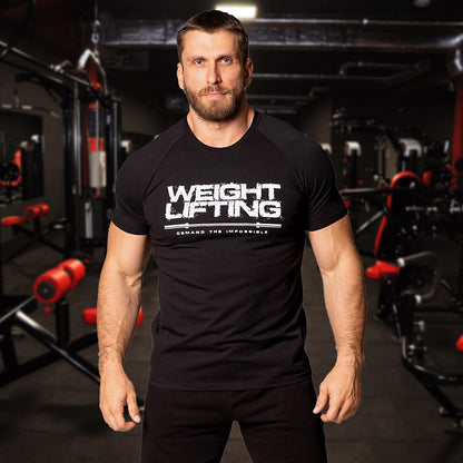 Men's Running Gym Short Sleeve T-shirt Athletic Breathable Wicking Soft Fitness Running Sportswear