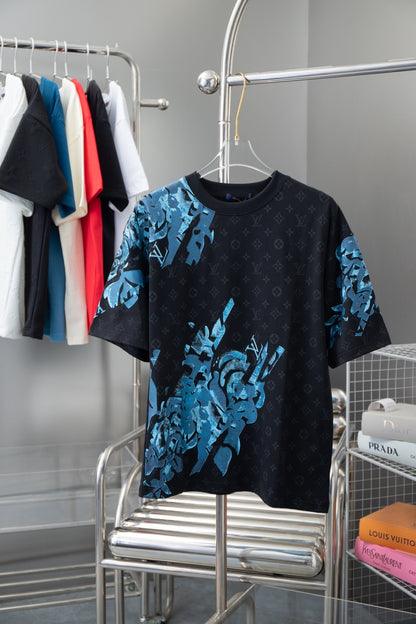 All Over Print Jacquard T Shirt