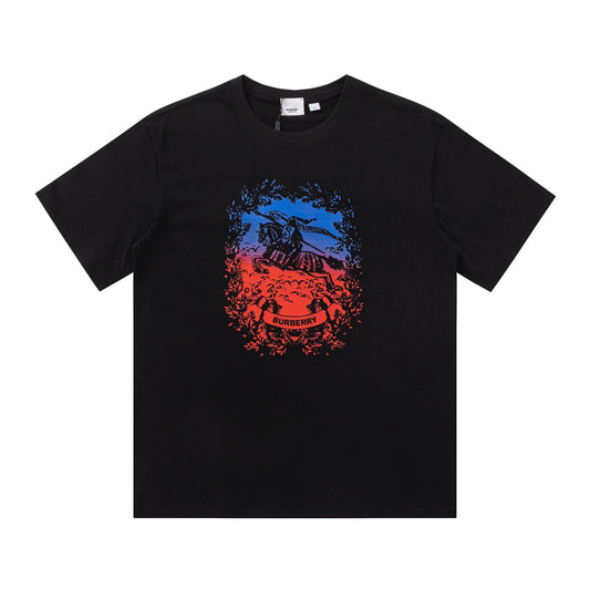 Red blue cool Print T Shirt