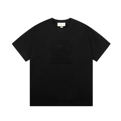 Double G Embossed T Shirt