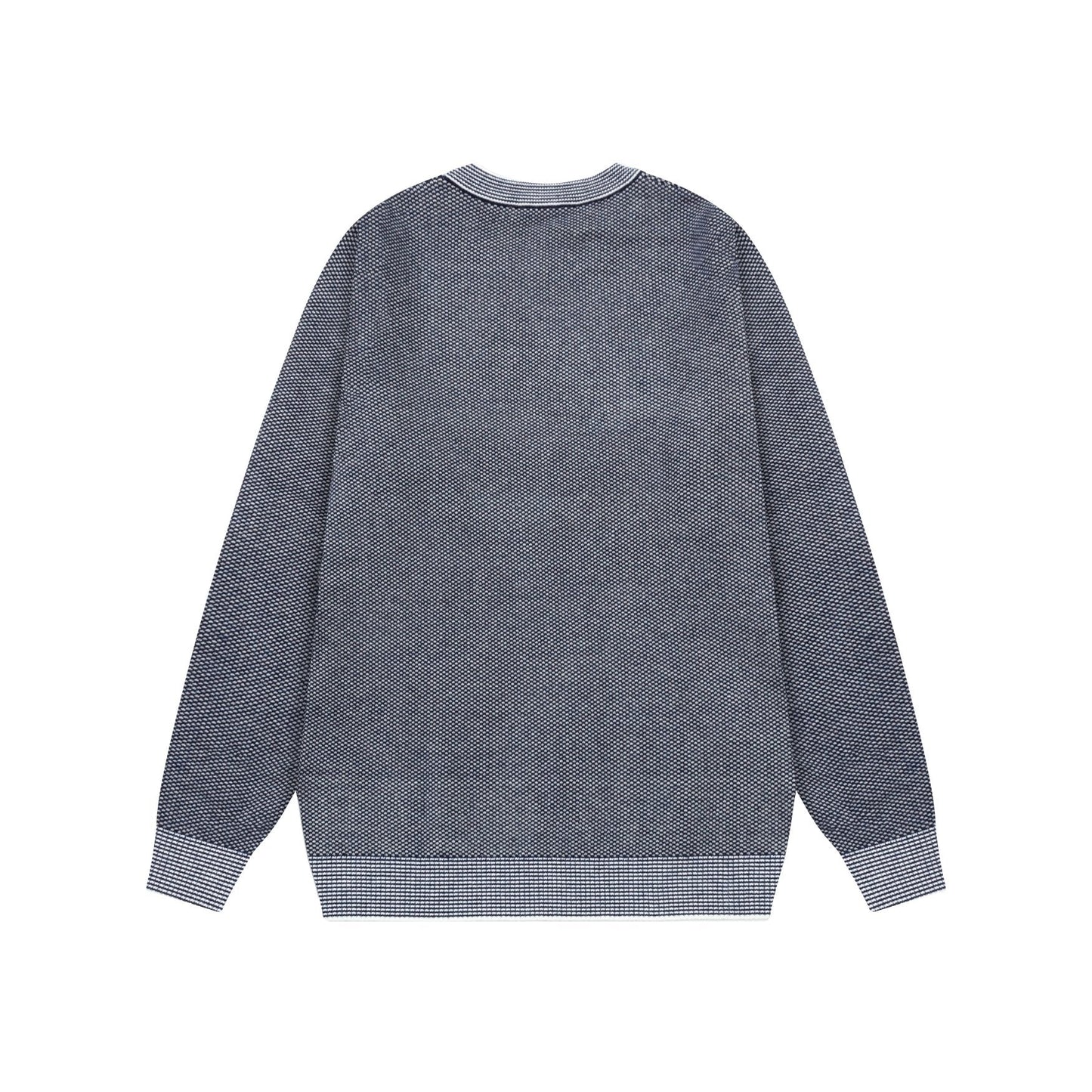 Jacquard knitted sweater