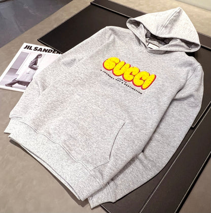 Flocking Letters Hoodie